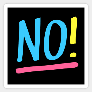 No! Sticker